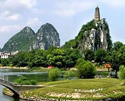 Pagoda Hill from distance Pagoda Hill from distance