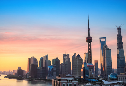 The Bund in Shanghai