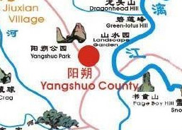 Yangshuo Location Map