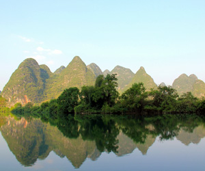 River and Mountain Reflection River and Mountain Reflection